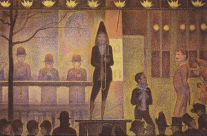 Circus Sideshow by Georges Seurat
