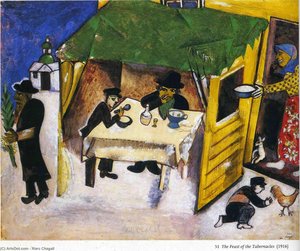 Reclining Nude by Marc Chagall